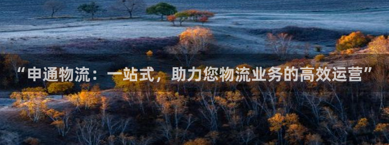 28圈是南宫旗下的吗：“申通物流：一