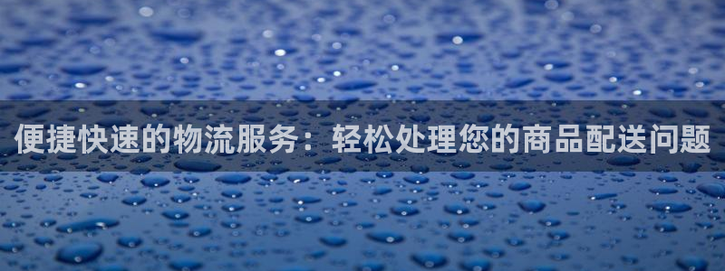 28圈辅助：便捷快速的物流服务：轻松处理您的商品配送问题